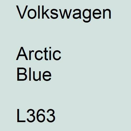 Volkswagen, Arctic Blue, L363.